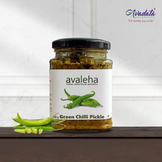 Avaleha Green Chilli Pickle 220 g