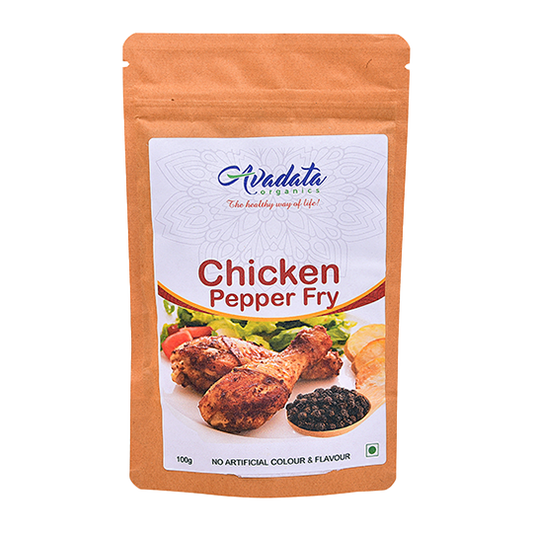 Chicken Pepper Fry Mix, Black Pepper Chicken Spice Blend, Indian Spicy Chicken Masala, South Indian Chicken Masala, Traditional Pepper Chicken Seasoning, Low-Calorie Chicken Spice