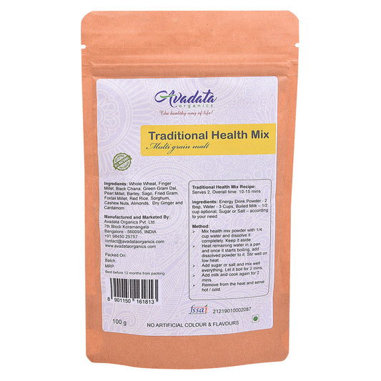 Traditional Health Mix 100 g (Multi Grain, Nuts, Seeds roasted and powdered)