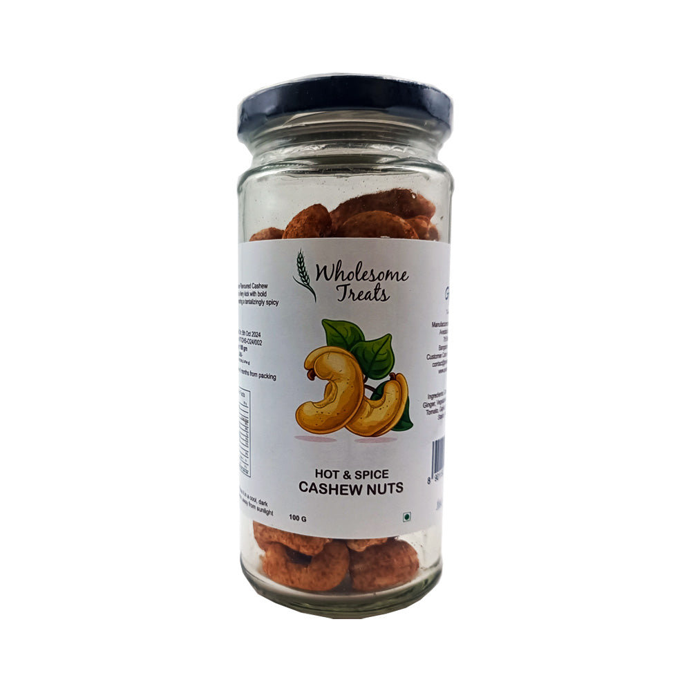 Hot & Spice Flavoured Cashew Nuts 100 g