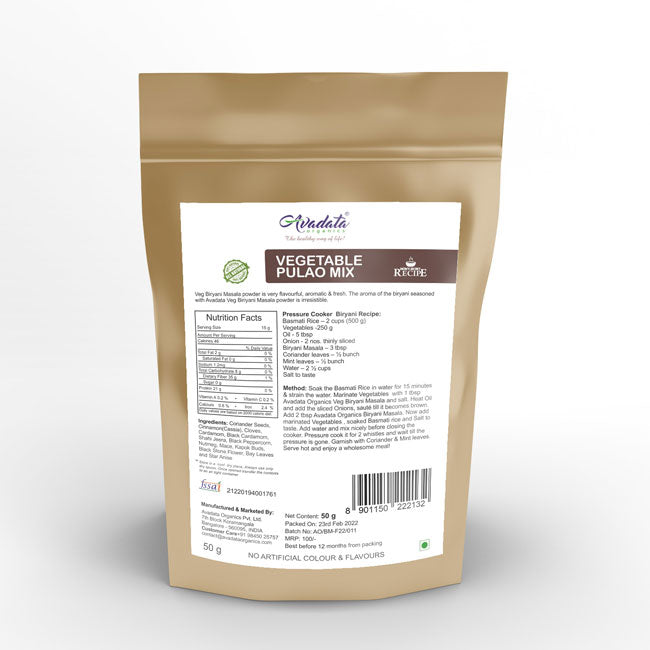 Vegetable Pulao Mix 50 g