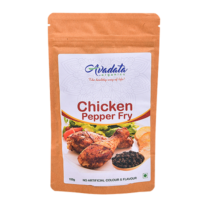 Chicken Pepper Fry Mix, Black Pepper Chicken Spice Blend, Indian Spicy Chicken Masala, South Indian Chicken Masala, Traditional Pepper Chicken Seasoning, Low-Calorie Chicken Spice