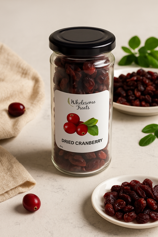 Dried Cranberry Whole naturally sweet, antioxidant-rich dried fruit for healthy snacking