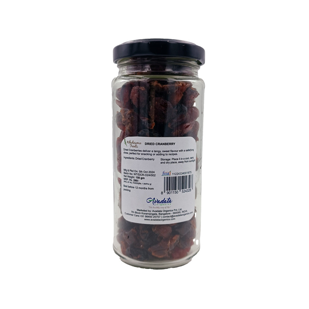 Dried Cranberry Whole 150 g