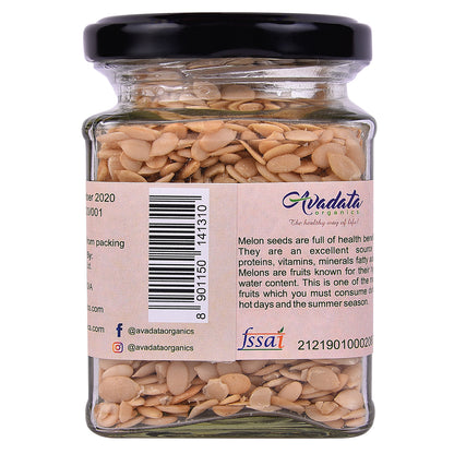 Avadata Organics Raw Melon Seeds – Nutrient-dense, protein-rich, and perfect for healthy snacking & cooking.