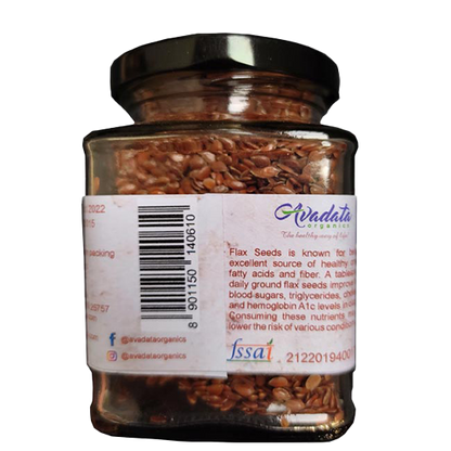 Avadata Organics Raw Flax Seeds – Omega-3-rich superfood for heart health, digestion & sustained energy
