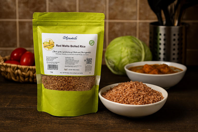 Red Matta Boiled Rice 1 Kg – Avadata Organics