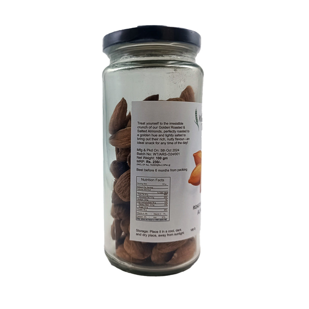 Golden Roasted & Salted Almonds 100 g