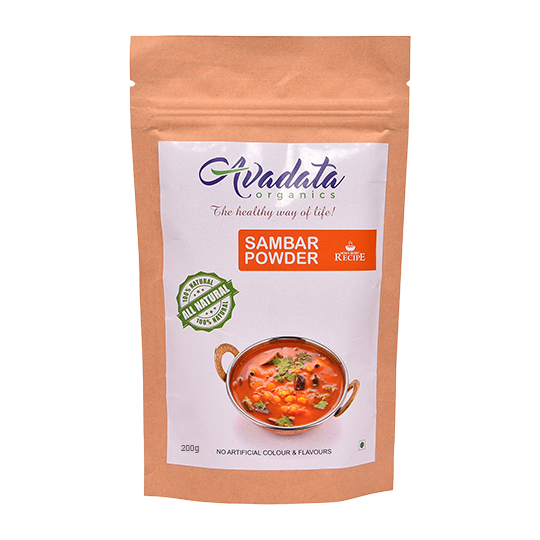 Avadata Organics Sambar Powder | Authentic, Aromatic & Flavorful 100g
